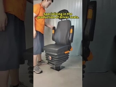 Άνθρωπος Κάθισμα οδηγού φορτηγού M801 Μηχανική ανάρτηση Κάθισμα PU δέρμα εξατομικευμένο